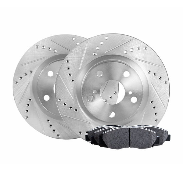 Cross Drilled And Slotted Rotors Kits